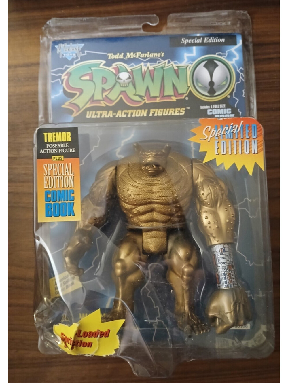 Mcfarlane Toys Special Edition Spawn Series 1 Tremor W/ Comic Book Action Figure
